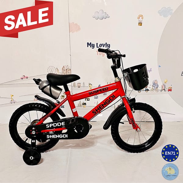 საბავშვო ველოსიპედი - Children Bicycle 14″ inch - წითელი (3-6 წელი)