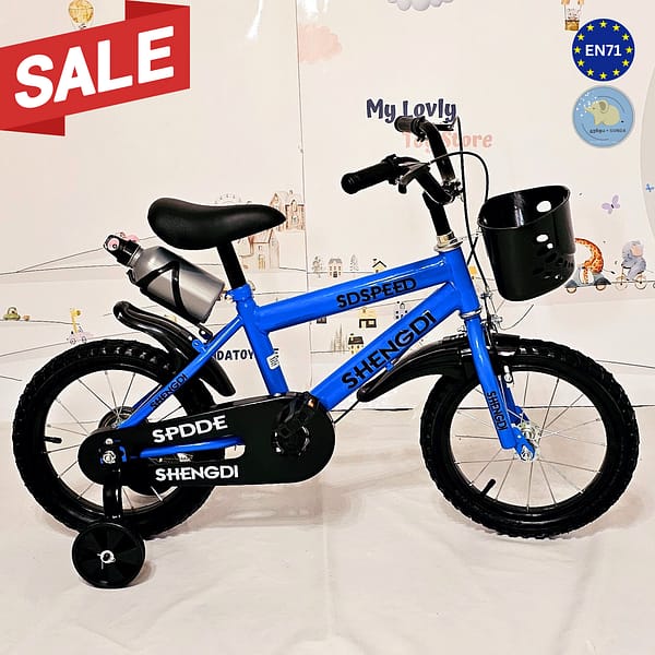 საბავშვო ველოსიპედი - Children Bicycle 16″ inch - ლურჯი (5-8 წელი)